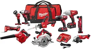 Milwaukee M18 18-Volt Lithium-ion Combo Combo