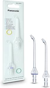 نازل جایگزینی Panasonic WeW0983 برای EW1511 ، نخ آب ، آبیاری خوراکی قابل شارژ ، تمیز کننده و نازل دندان های اولتراسونیک (X2)