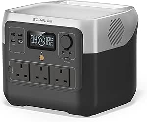 نیروگاه قابل حمل ECOFLOW RIVER 2 PRO قابل حمل ، باتری 768WH Lifep04 ، 70 دقیقه سریع شارژ ، رسانه های AC 3 8 800W ، ژنراتور خورشیدی برای کمپینگ/کامپر/استفاده از منزل…