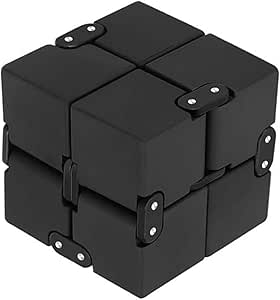 Coolbaby Magic Cube Cube Pitzles Infinity Fidget Stress Toy Toy Black
