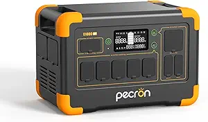 نیروگاه قابل حمل Pecron E1000LFP ، پشتیبان گیری باتری 1024WH LifePo4 ، ژنراتور خورشیدی 1800W قابل ارتقاء به 4096WH ، نیروگاه شارژ سریع برای شرایط اضطراری ، کمپینگ ، RV ، مصارف خانگی