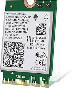 Intel AX210 Tri-Band Wi-Fi 6e Bluetooth 5.3 کارت شبکه برای نوت بوک