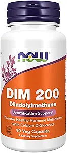 اکنون مکمل های مواد غذایی ، کم نور 200 (diindolylmethane) با کلسیم D-glucarate ، 90 کپسول سبزیجات