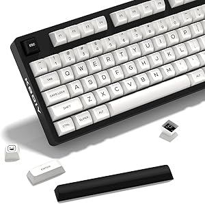 KBDIY BOW SA PROFILE PBT DOUBLE SHOT KEYCAP SET ، 160 کلید CAPS CAPS CAPS CAPS 60 درصد برای 61/64/84/87/100/104/108 صفحه کلید مکانیکی