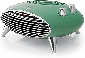 بخاری جدول Ariete 8211 ، بخاری برقی ، 2000W ، ترموستات ، ساکت ، کوره و کروم ، سبز