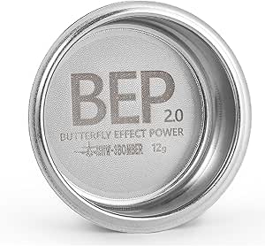 سبد فیلتر Espresso MHW-3Bomber 51mm ، 12 گرم استیل دو لایه از جنس استنلس استیل دو لایه با دقت بالا فیلتر سبد Portafilter متناسب با بیشترین 51 میلی متر Portafilter/Tamper ، Ridged ، FB5619-OS