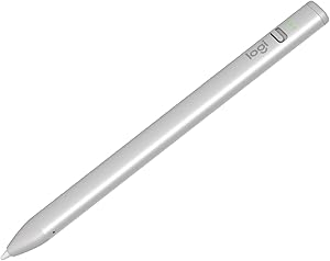 مداد دیجیتال Crayon Crayon (iPads با درگاه های USB-C) با فناوری اپل ، بدون پیکسل تاخیر و نوک هوشمند پویا با شارژ سریع-نقره