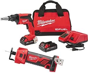 کیت پیچ پیچ Milwaukee Drywall با ابزار برش 2866-22CTP