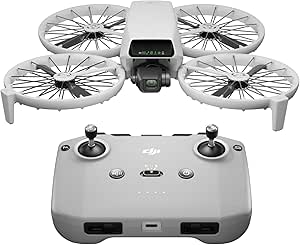 دوربین DJI Flip Drone 4K UHD برای بزرگسالان 3 محوره تثبیت گیمبال ، انتقال فیلم 13 کیلومتری ، برخاست نخل ، بازگشت خودکار ، 31 دقیقه پرواز MOIAT نسخه معتبر با پشتیبانی از ضمانت رسمی