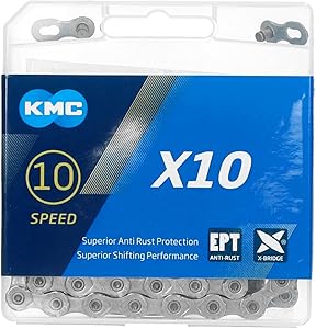 زنجیره EPT KMC X10 ، خاکستری ، 114 پیوند
