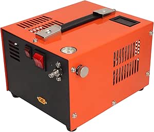 کمپرسور هوای JERSS PCP ، پمپ کمپرسور PCP با فشار بالا 4500PSI 0.5L با فشار توسط اتومبیل 12V DC پمپ هوا قابل حمل برای اسلحه هوا ، مخزن اسکوبا ، پینت بال