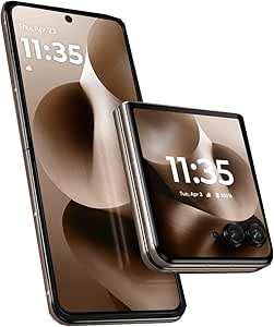 Motorola Razr 60 Ultra 5G 2025 | XT2551-6 | 512 گیگابایتی + 16 گیگابایتی RAM Dual-Sim (Nano ، ESIM) تلفن هوشمند Flip Android 15 را باز کرد (Trail Mountain Pantone)