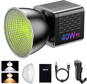 ULANZ I L024 50W RGB قابل حمل دستی مینی LED چراغ ویدیویی برای نور پس زمینه نور استودیوی سفر عکاسی | باتری 490G 3400mAh 50minminmax روشنایی | CRI ≥95 TLCI ≥96 13150LUX | Type-C 65W PD
