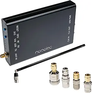 بسته نرم افزاری کامل NOOEELEC HACKRF – رادیو واقعی HackRF ONE رادیو تعریف شده (SDR) با 0.5ppm TCXO در محفظه آلومینیوم سیاه سفارشی. بسته نرم افزاری ANT500 ، کابل USB و آداپتور SMA گنجانده شده است