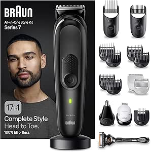 Braun Mgk 7490 17 در 1 کیت سبک 7 ریش ، بدن ، مو کیت چند نظافت