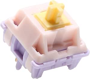 KPREPUBLIC MMD Princess Switch Linear Tactile RGB SMD 5PIN 28G 38G 45G 48G 53G 62G برای صفحه کلید مکانیکی PC PA66 POM POM PANDA مشابه (MMD Princess Tactile Switch 62G X90)
