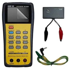DE-5000 HANDHELD LCR متر با Lead Lead & Guard Line & LCD Protection Film
