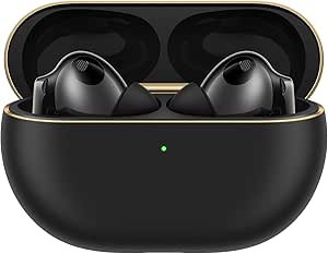 Huawei Freebuds Pro 4 ، تماس های پذیرش با کنترل های حرکت سر ، صدای واقعی دو راننده ، ANC پویا هوشمند ، سازگار با iOS و Android ، AI Call-Noise-Concellation ، سیاه