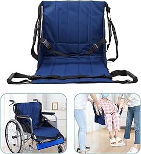 NEPPT بیمار آسانسور صفحه اسلاید انتقال فوریت تخلیه صندلی صندلی چرخدار صندلی صندلی چرخدار ایمنی بدن کامل بدن بلند کردن پزشکی برداشت کشویی انتقال دیسک برای سالمندان ، معلولیت (آبی – 4 دستگیره)