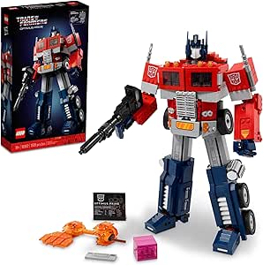 مجموعه ترانسفورماتورهای LEGO ICONS Optimus Prime 10302 ، مجموعه ای از کیت ساخت و ساز مدل سازی ربات 2 در 1 و کامیون برای بزرگسالان ، مناسب برای نمایش یا بازی