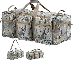 Backferry Barge Travel Travel Duffel Bag Teactic Tactical و تجهیزات تجهیزات ورزشی ارتش با کوله پشتی سبک نظامی/ارتش 100 لیتر