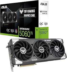 ASUS DUAL GEFORCE RTX 5060 TI OC 16G GDDR7 GAMING CARD GAMING – PCIE 5.0 ، 2632MHz Boost Clock ، DLSS 4 ، HDMI 2.1B ، DisplayPort 2.1b ، 2.5 شکاف ، طراحی فن فناوری ، فناوری 0DB ، صفحه اصلی تهویه
