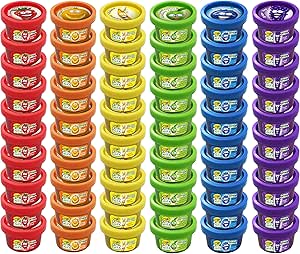 خمیر Crayola – عطرهای احمقانه | بسته مهمانی خمیر معطر 60x1oz | 60 وان مرکب مدل سازی در 6 رنگ روشن و رایحه | نعمت های حزب کودکان و نوجوانان | جوایز کلاس | فعالیت های تابستانی برای بچه ها