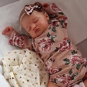 عروسک کودک تازه متولد شده Kaydora Reforn با رگهای واقع گرایانه برای کودکان 3+ ساله ، قهوه ای ، 51 سانتی متر