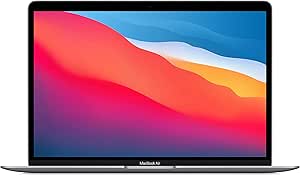 اپل (مرمت شده) 2020 لپ تاپ MacBook Air: تراشه M1 ، نمایشگر شبکیه 13 اینچی ، رم 8 گیگابایتی ، 512 ذخیره سازی SSD ، صفحه کلید با نور پس زمینه ، دوربین HD FaceTime ، شناسه لمسی. کار با آیفون/آی پد ؛ فضای خاکستری ؛ انگلیسی