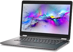 Dell (مرمت شده) Latitude E7470 14in لپ تاپ ، Core i5-6300U 2.4GHz ، RAM 8 گیگابایتی ، 256 گیگابایت SSD ، Windows 10 Pro 64bit
