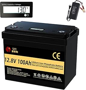 باتری Saijiaoyang Lifepo4 12v 100ah چرخه عمیق برای بیابان امارات متحده
