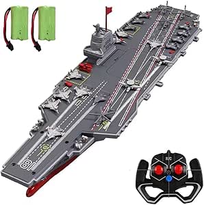Sowofa Aircraft Carrier RC مدل حامل هواپیما مدل حمل و نقل از راه دور با اندازه متوسط ​​کنترل شده از راه دور (نسخه باتری دوگانه)