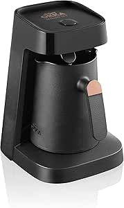 سازنده قهوه ساز Arzum Okka ، 400 W ، 5 فنجان ظرفیت قهوه ، محافظت از سرریز ، سیستم هشدار آکوستیک ، دم کردن ایده آل در گرمای کم (مس) 1 سال ضمانت سازنده. OK-0-017