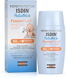 Isdin ضد آفتاب فیوژن مایع ماده معدنی کودک 50+ 50ml