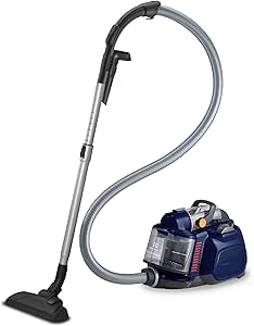 Electrolux 2200W Canister Bagless Canuum ، عملیات آرام و مکش قدرتمند ، تصفیه هوای پاک با فیلتر AllergyPlus ، خالی آسان ، بهترین برای موهای حیوان خانگی ، فرش ، کاشی ، کف سخت ، ZSPC2000