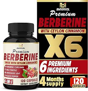 Bmvinvol Premium Berberine HCl 7600mg