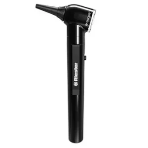 FIBERSOPE ETOSCOPE E-SCOPE E-Scope نور LED ، دامنه گوش با نور ، دسته باتری AA ، مورد شامل ، اندازه جیب ، سیاه ، 2111-203