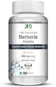 ANC Berberis Berberine 95 ٪ با سبزیجات خارش شیر 90 کپسول