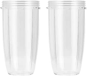 فنجان تعویض سهولت برای قطعات جایگزینی Nutribullet 32oz برای Nutri Bullet 600W و 900W ، بسته 2