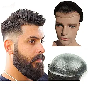 pu پوست toupee برای مردان nlw قطعات موهای انسانی اروپایی برای مردانه 10×8