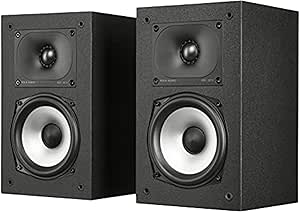 Polk Audio Monitor XT15 بلندگو قفسه جمع و جور ، بلندگو استریو ، بلندگوهای فراگیر ، Hi-Res دارای گواهینامه ، Dolby Atmos و DTS: X بلندگو سازگار ، Hi-Fi و Home Cinema (زن و شوهر)
