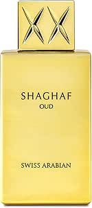 سوئیسی عرب Shaghaf Oud Eau de Parfum ، 75ml ، عطر با کیفیت عالی ، عطر زنان و مردان ، گل رز ، زعفران ، وانیل ، آمیخته لوکس برای مردان و زنان