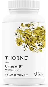 Thorne Ultimate -E – حاوی تمام اشکال طبیعی ویتامین E – 60 ژل است