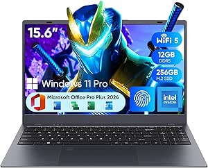 Coolby – نوت بوک ویندوز 11 15.6 اینچ ، 16 گیگابایتی RAM/1TB NVME SSD ، نمایشگر IPS 1920×1080 ، لپ تاپ چهار هسته ای Intel N100 ، سازگار با WiFi 6 ، BT ، RJ45
