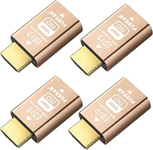 آداپتور شبیه ساز Fueran Edid (4 نسل) ، HDMI سازگار با MAC Thunderbolt به سوئیچ های HDMI/گیرنده/گیرنده/AV (اسپلیتر ویدیویی) (1920*1080-4p)