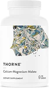 Thorne کلسیم -ماگنسیم مالات – مکمل بدون گلوتن با منیزیم و کلسیم از سلامت استخوان و خستگی عضلات پشتیبانی می کند – کپسول 240