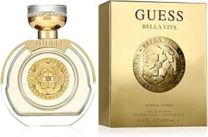 حدس حدس بزنید ، عطر عطر و طعم Bella Vita eau de Parfum EDP برای زنان ، طلا ، 3.4 fl oz