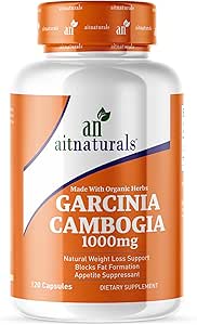 aitnaturals garcinia cambogia -10000mg (120 کپسول) | از مدیریت وزن پشتیبانی می کند ، اشتها را کنترل می کند ، سطح انرژی و متابولیسم سالم را افزایش می دهد ، سطح قند خون و سلامت گوارشی را تنظیم می کند