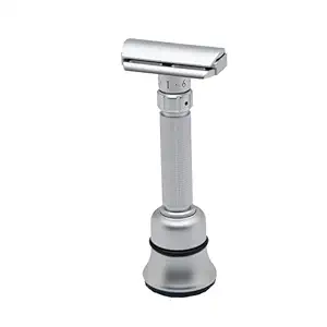 مروارید Flexi قابل تنظیم ایمنی نسخه V12 – تیغ قابل استفاده مجدد فلزی ساخته شده از 100 ٪ برنج | تیغ دوتایی دوستانه محیط زیست برای مردان | تیغ اصلاح مردان برای بهترین هدیه روز پدر