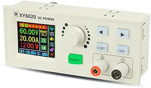 Pepisky XY6020 کنترل عددی قابل تنظیم ولتاژ DC-DC پایین آمدن ماژول منبع تغذیه ولتاژ ثابت و مبدل باک ثابت ولت متر 20A 1200W
